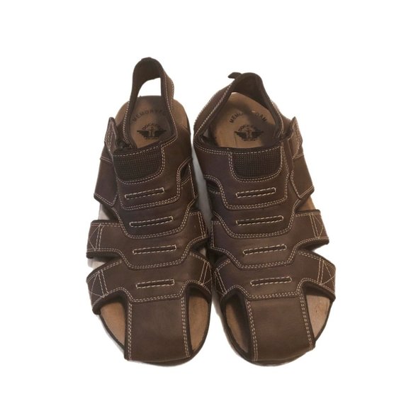 Dockers Men\'s Brown Shorewood Fisherman Sandals Memory Foam Size 12 main image 6